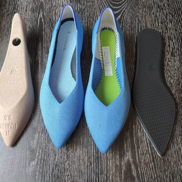 Rothy’s Oasis Blue THE POINT 11 - Picture 3 of 5